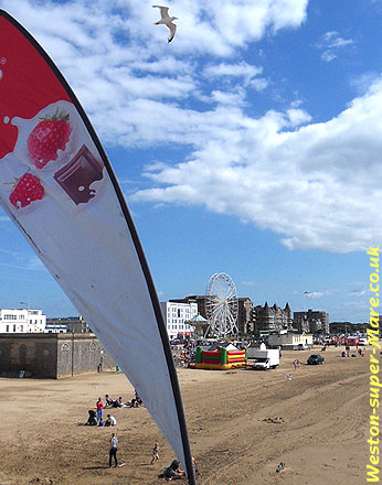 The beach at Weston